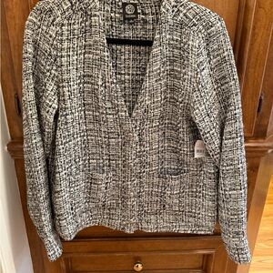 Bobeau Black and White Women's Blazer NWT